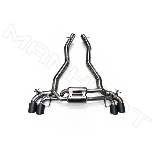 MANHART MH5F9011103_M5 SLIP-ON RACE EXHAUST FOR BMW F90 M5 (COMPETITION / CS) WITH VALVE CONTROL