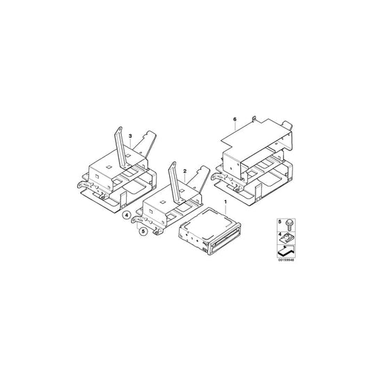 Genuine BMW 65103405144 E83 E83 Bracket Navigation Computer/Video Module (Inc. X3 1.8d, X3 2.5si & X3 2.0d) | ML Performance UK Car Parts