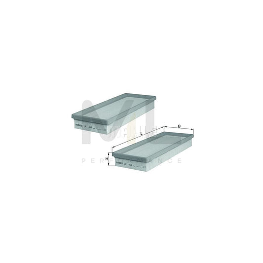 MAHLE ORIGINAL LX 1466/S Air Filter Filter Insert | ML Performance Car Parts