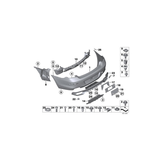 Genuine BMW 51127268381 F12 F13 Left Protection Foil (Inc. 650iX 4.4, 640d & Alpina B6) | ML Performance UK