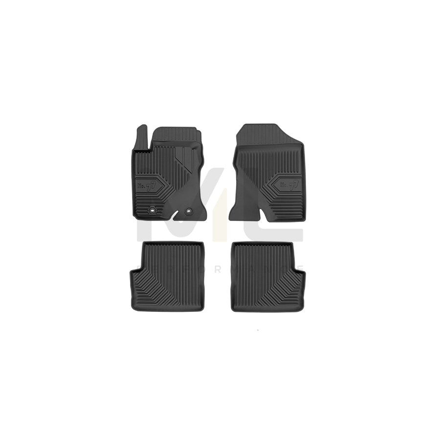 FROGUM Tailored, No.77 77425736 Floor mat set for TOYOTA COROLLA Elastomer, Front and Rear, Quantity: 4, Black | ML Performance Car Parts