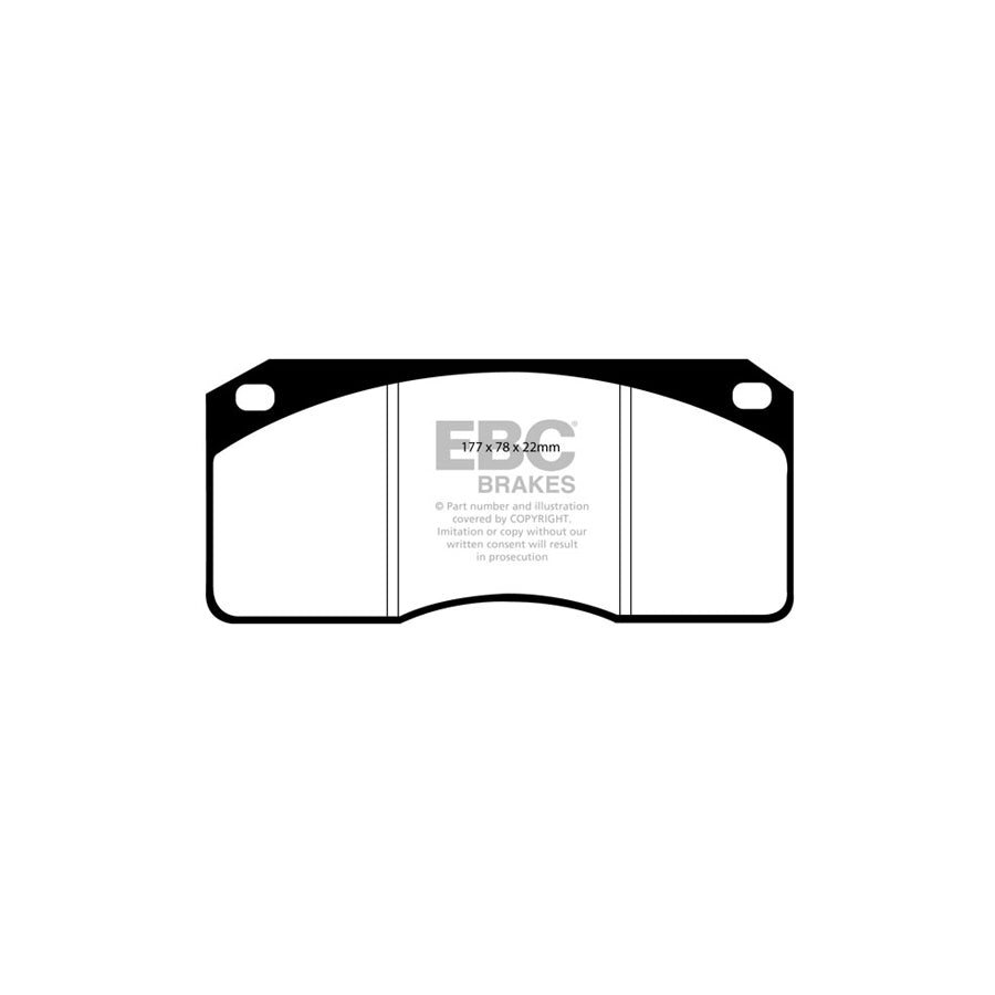 EBC DP714 Ford Cargo Ultimax Front/Rear Brake Pads 2 | ML Performance UK Car Parts
