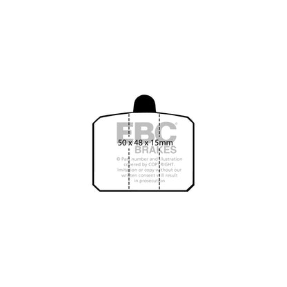 EBC PDKF1796 Skoda Ultimax Front Brake Pad & Plain Disc Kit (Inc. 110 & 125 Estelle) 2 | ML Performance UK Car Parts