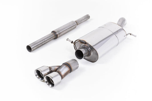 MillTek SSXVW415 Volkswagen Polo Non-Resonated Cat-Back with Twin Polished Tips