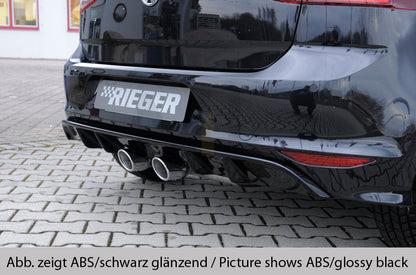 Rieger 00059573 VW Mk7-Line Golf R Rear Diffuser 3 | ML Performance UK Car Parts