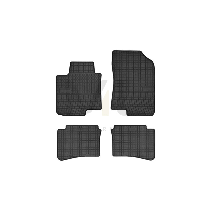 FROGUM Tailored 546016 Floor mat set for HYUNDAI i20 Elastomer, Front and Rear, Quantity: 4, Black | ML Performance Car Parts