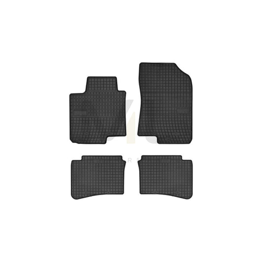 FROGUM Tailored 546016 Floor mat set for HYUNDAI i20 Elastomer, Front and Rear, Quantity: 4, Black | ML Performance Car Parts