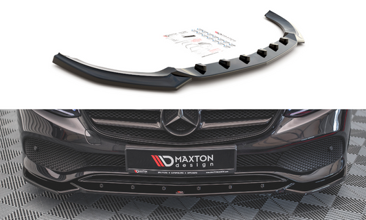Maxton Design ME-E-213-FD1T Front Splitter Mercedes Benz E-Class W213 | ML Performance UK Car Parts