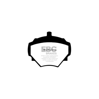 EBC DP4294R Land Rover Defender 90 Yellowstuff Rear Brake Pads - Lockheed Caliper 2 | ML Performance UK Car Parts