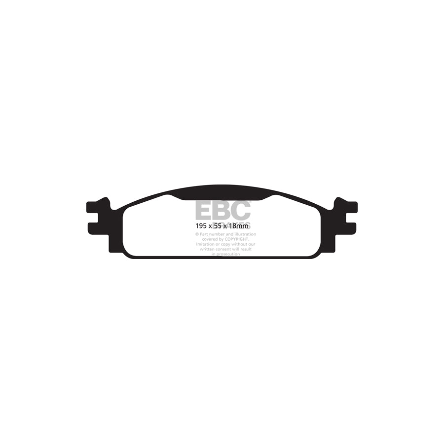 EBC DP1825 Ford Flex Ultimax Front Brake Pads 2 | ML Performance UK Car Parts