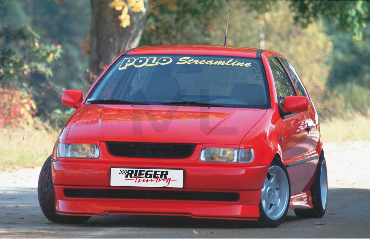 Rieger 00047028 VW 6N Polo Mk4 Front Splitter 2 | ML Performance UK Car Parts