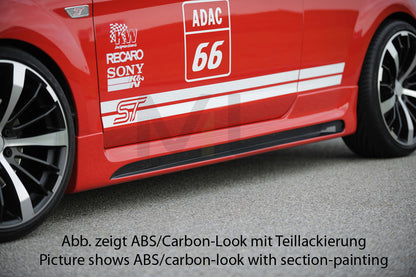 Rieger 00099103 Ford Focus 2 Side Skirt (Inc. Focus 2 ST) 1 | ML Performance UK Car Parts