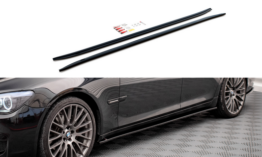 Maxton Design BM-7-01-MPACK-SD1T Side Skirts Diffusers BMW Series 7 M-Pack F01 | ML Performance UK Car Parts