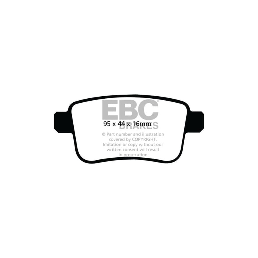 EBC PD40K2317 Mercedes-Benz Citan Ultimax Pad & Plain Disc Kit - TRW Caliper 3 | ML Performance UK Car Parts