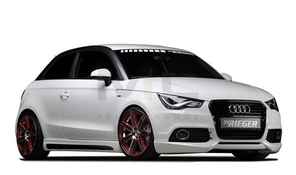 Rieger 00044100 Audi 8X A1 Front Splitter 5 | ML Performance UK Car Parts