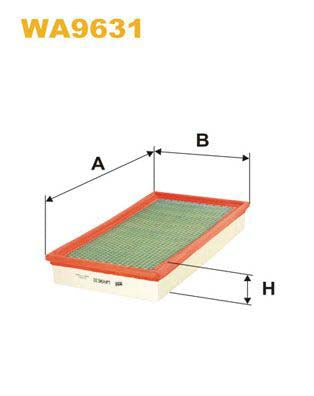 WIX Filters WA9631 Air Filter For Jaguar S-Type (X200)