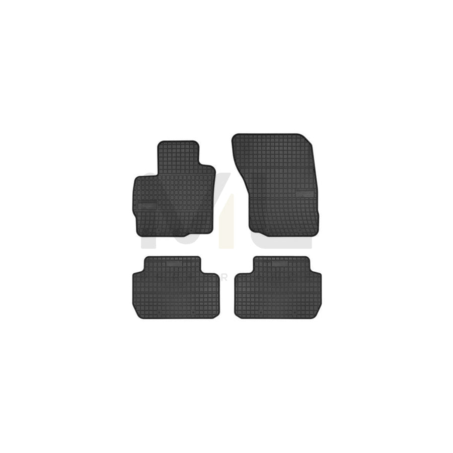 FROGUM Tailored 0485 Floor mat set for MITSUBISHI Outlander III Off-Road (GG, GF) Elastomer, Front and Rear, Quantity: 4, Black | ML Performance Car Parts