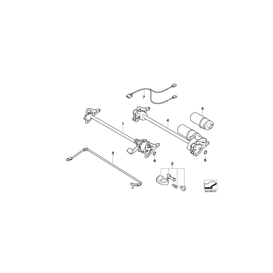 Genuine BMW 52108099006 E83 E86 E85 Torsion Spring Right (Inc. X3 1.8d, M3 & X3 2.5si) | ML Performance UK Car Parts