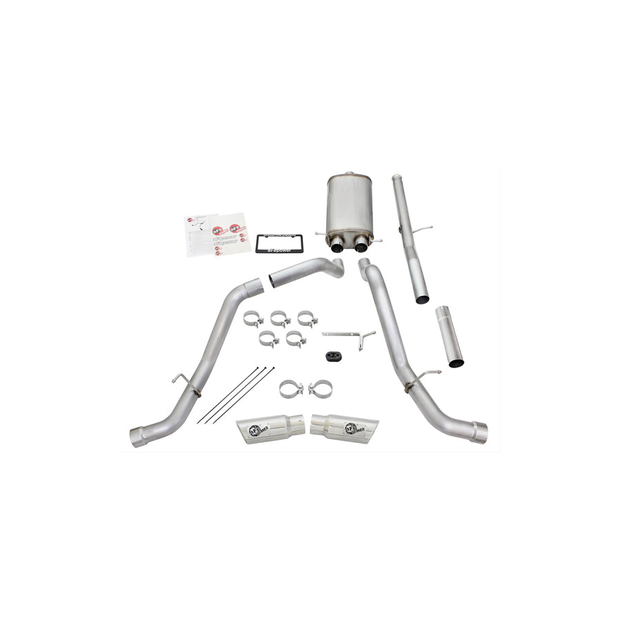  aFe 49-44057-P Cat-Back Exhaust System GM Silverado/Sierra 1500 09-18 / Silverado LD/Sierra Limited 2019 V6-4.3/V8-4.8/5.3L  | ML Performance UK Car Parts