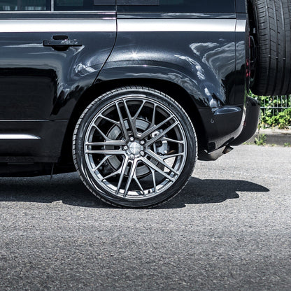 MANHART MHRDEFFL22105 FORGED LINE RIM SET FOR LAND ROVER DEFENDER  LIGHT GREY