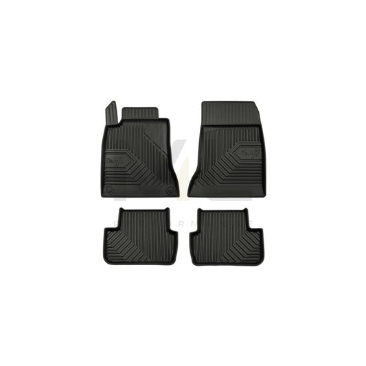 FROGUM Tailored 77408999 Floor mat set suitable for MERCEDES-BENZ CLA Elastomer, Front and Rear, Quantity: 4, Black | ML Performance Car Parts