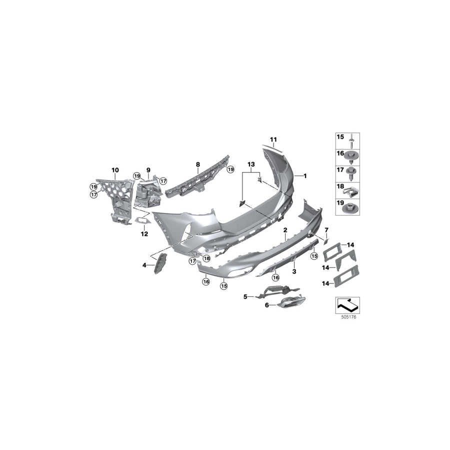 Genuine BMW 51128099220 G06 Skid Plate, Rear, Primed M (Inc. X6 30iX, X6 40iX & X6 M50dX) | ML Performance UK