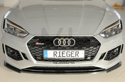 Rieger 00088202 Audi B9 F5 RS5 Front Splitter 6 | ML Performance UK Car Parts