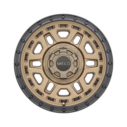 Weld W12079098501-P2 Crux W120 Wheel 17x9 6x139.7 ET0 BS5 Satin Bronze - Satin Black