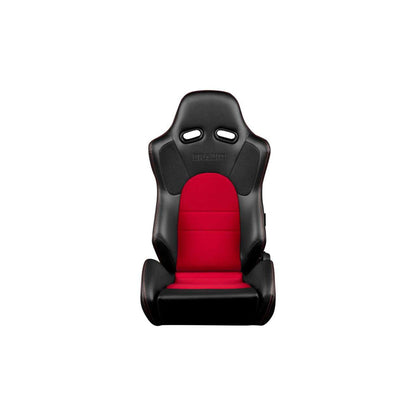 BRAUM Advan Series Racing Seats (Black & Red) – Pair