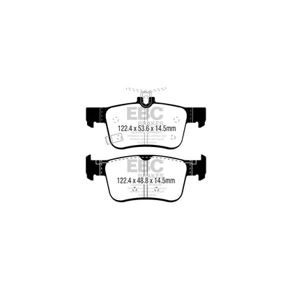 EBC DP42301R Honda Hyundai Yellowstuff Rear Brake Pads - ATE Caliper (Inc. Civic & Kona) 2 | ML Performance UK Car Parts