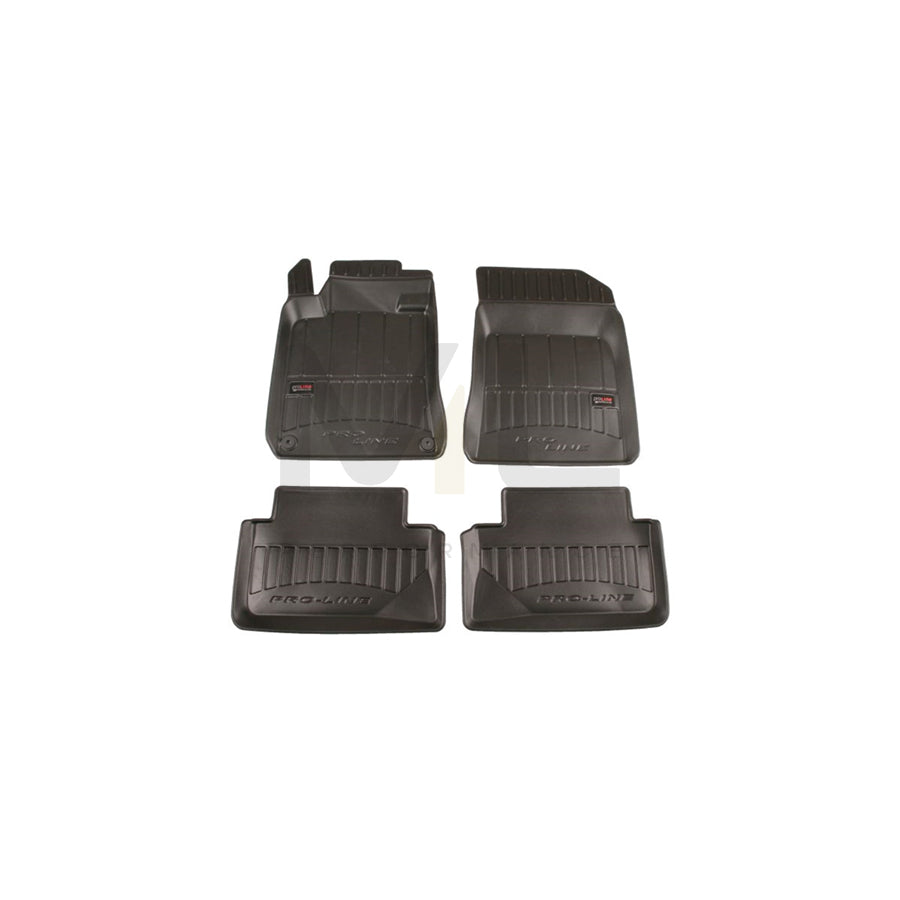 FROGUM Tailored 3D408098 Floor mat set for PEUGEOT 508 Elastomer, Front and Rear, Quantity: 4, Black | ML Performance Car Parts