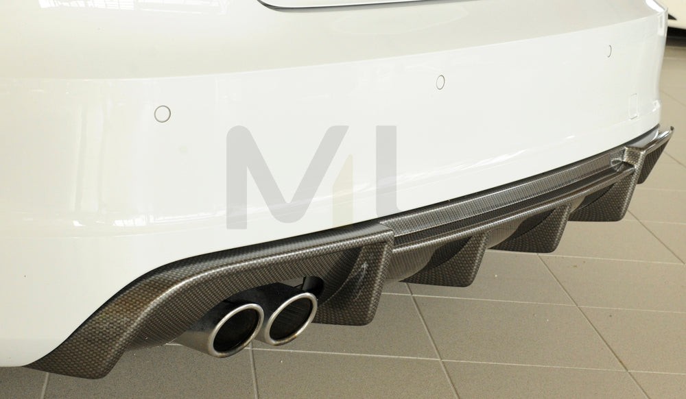 Rieger 00099355 Audi 8V A3 Rear Diffuser 3 | ML Performance UK Car Parts
