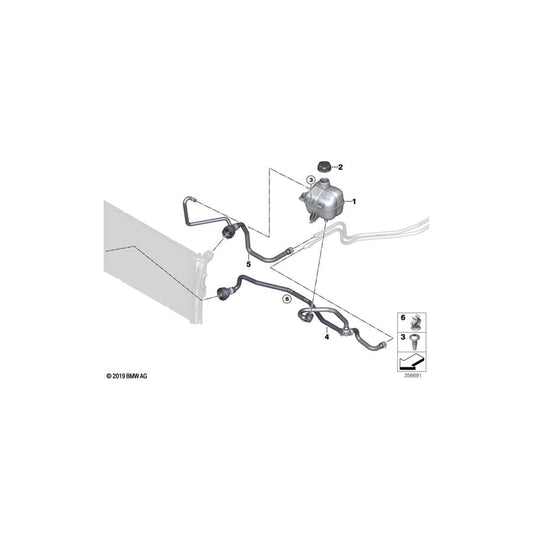 Genuine BMW 17128611671 Coolant Hose (Inc. i3 60Ah, i3s 120Ah & i3s 94Ah) | ML Performance UK Car Parts