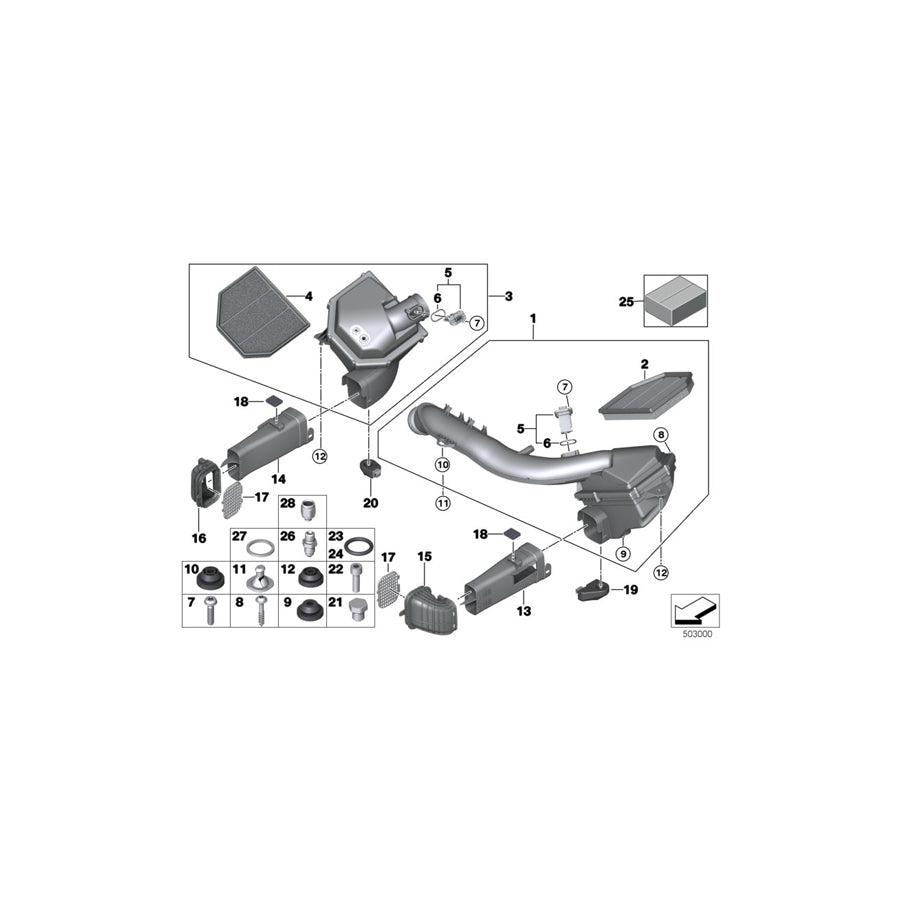 Genuine BMW 11438423403 Blind Plug 806-10X1 AL (Inc. M4 GT4 & M6 GT3) | ML Performance UK Car Parts