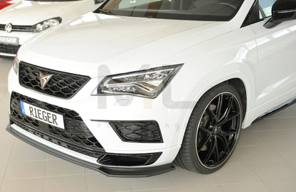 Rieger 00027044 SEAT 5FP Ateca Cupra Front Splitter 3 | ML Performance UK Car Parts