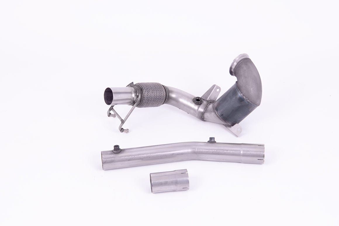 MillTek SSXVW564 Audi VW Hi-Flow Sports Cat and Downpipe Non-Resonated (Inc. A1 & Polo)