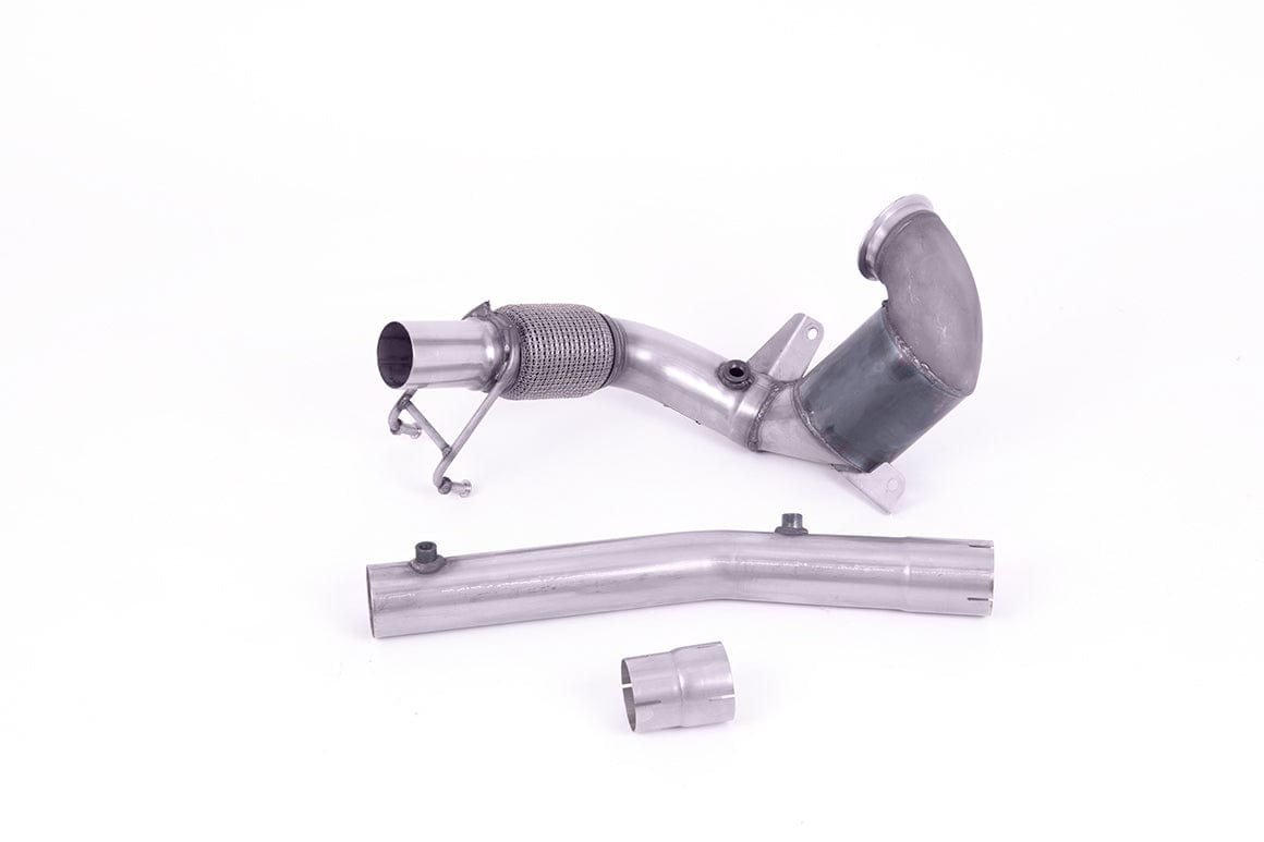 MillTek SSXVW563 Audi VW Hi-Flow Sports Cat and Downpipe Non-Resonated (Inc. A1 & Polo)