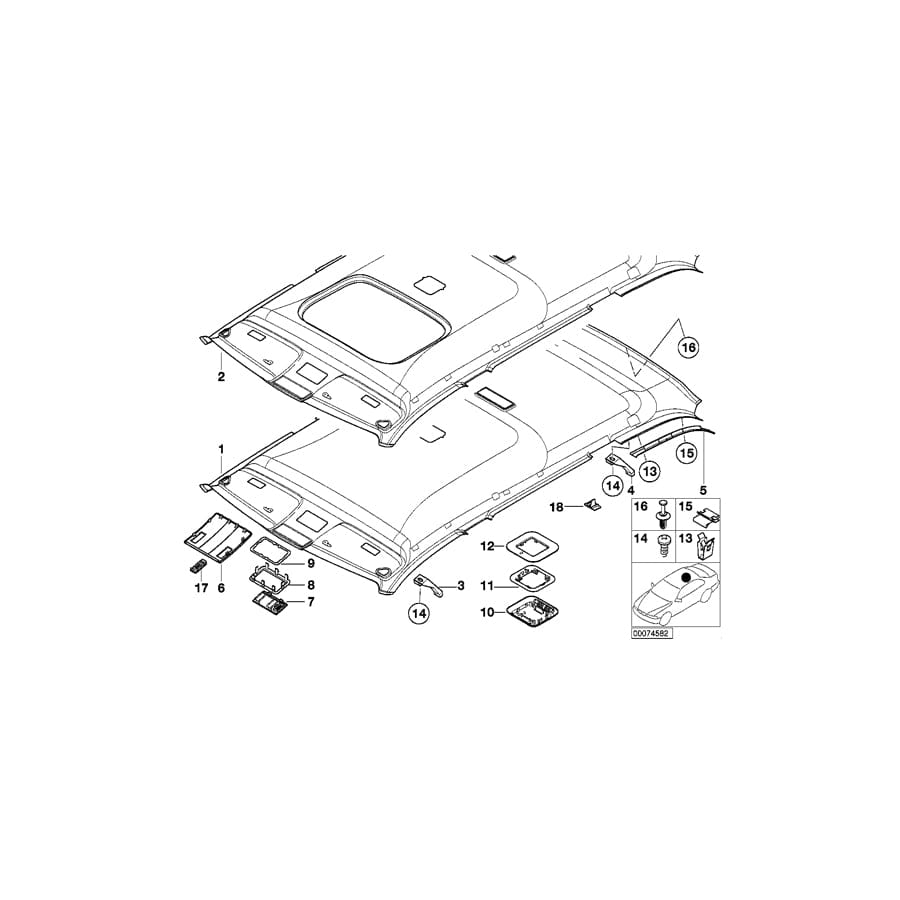 Genuine BMW 07119901213 E46 E63 E64 Sheet Metal Screw ST4,8X16 (Inc. 330xd, Z4 2.5si & 320d) | ML Performance UK Car Parts
