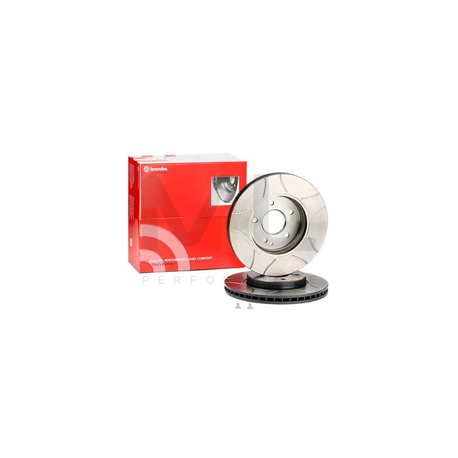 BREMBO MAX LINE 09.6845.75 Brake Disc Internally Vented, Slotted, Coated, High-carbon, with bolts/screws | ML Performance Car Parts