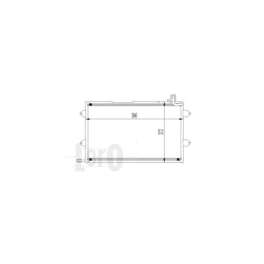 Abakus 0530160020 Air Conditioning Condenser For Vw Golf Iv Convertible (1E) | ML Performance UK