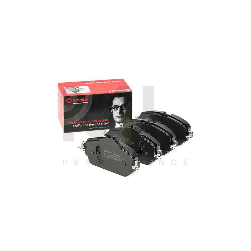 Brembo P 50 119 Brake Pad Set Directional Brake Pads, Prepared For Wear Indicator | ML Performance Car Parts