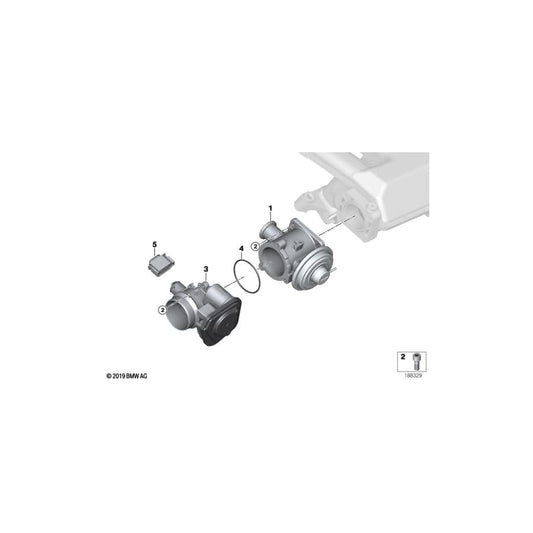Genuine BMW 11718479604 E64 E60 E91 Exch. Egr Valve (Inc. 335d, X3 3.0sd & X6 35dX) | ML Performance UK Car Parts