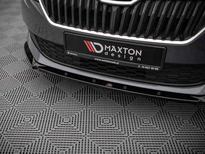 Maxton Design Skoda Fabia MK3 Facelift (2019-) Front Splitter