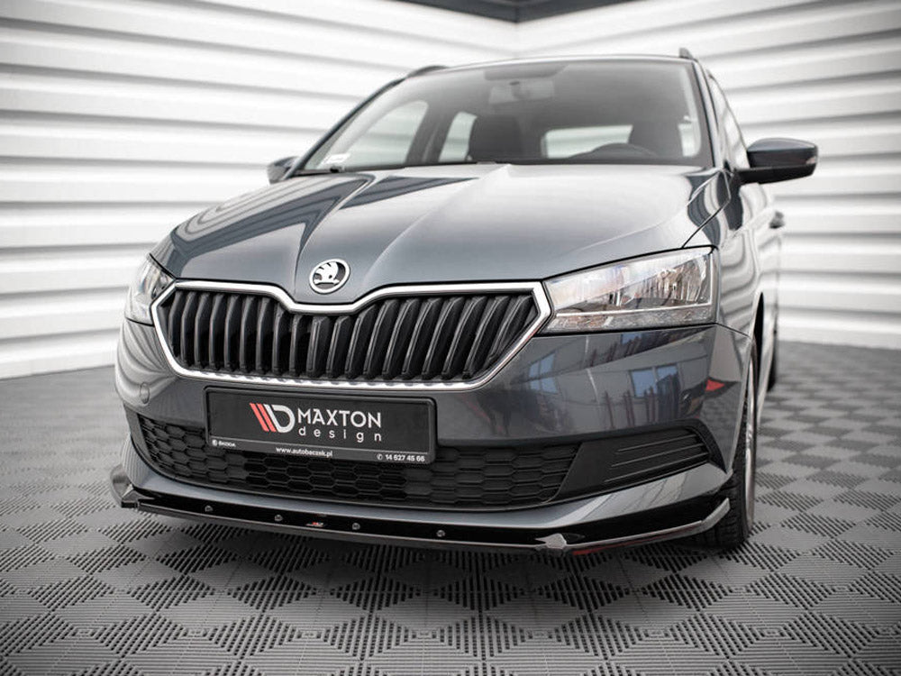 Maxton Design Skoda Fabia MK3 Facelift (2019-) Front Splitter