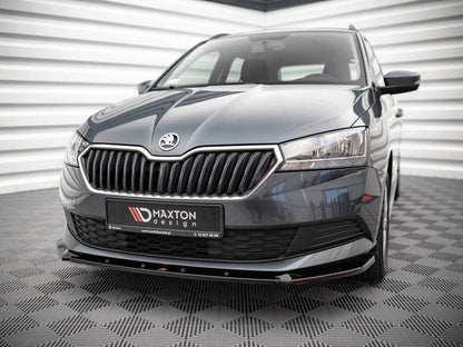 Maxton Design Skoda Fabia MK3 Facelift (2019-) Front Splitter