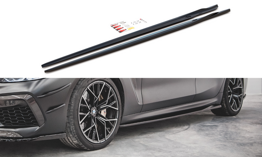 Maxton Design BM-M8-G16-GC-SD2T Side Skirts Diffusers V.2 BMW M8 Gran Coupe F93 / 8 Gran Coupe M-Pack G16 | ML Performance UK Car Parts