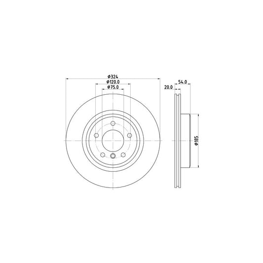 Hella 8ML 376 729-541 Intercooler