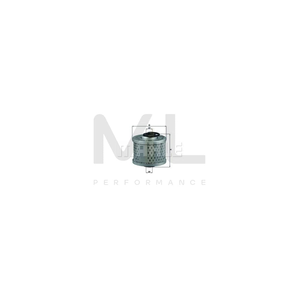 MAHLE ORIGINAL KX 34 Fuel filter Filter Insert | ML Performance Car Parts