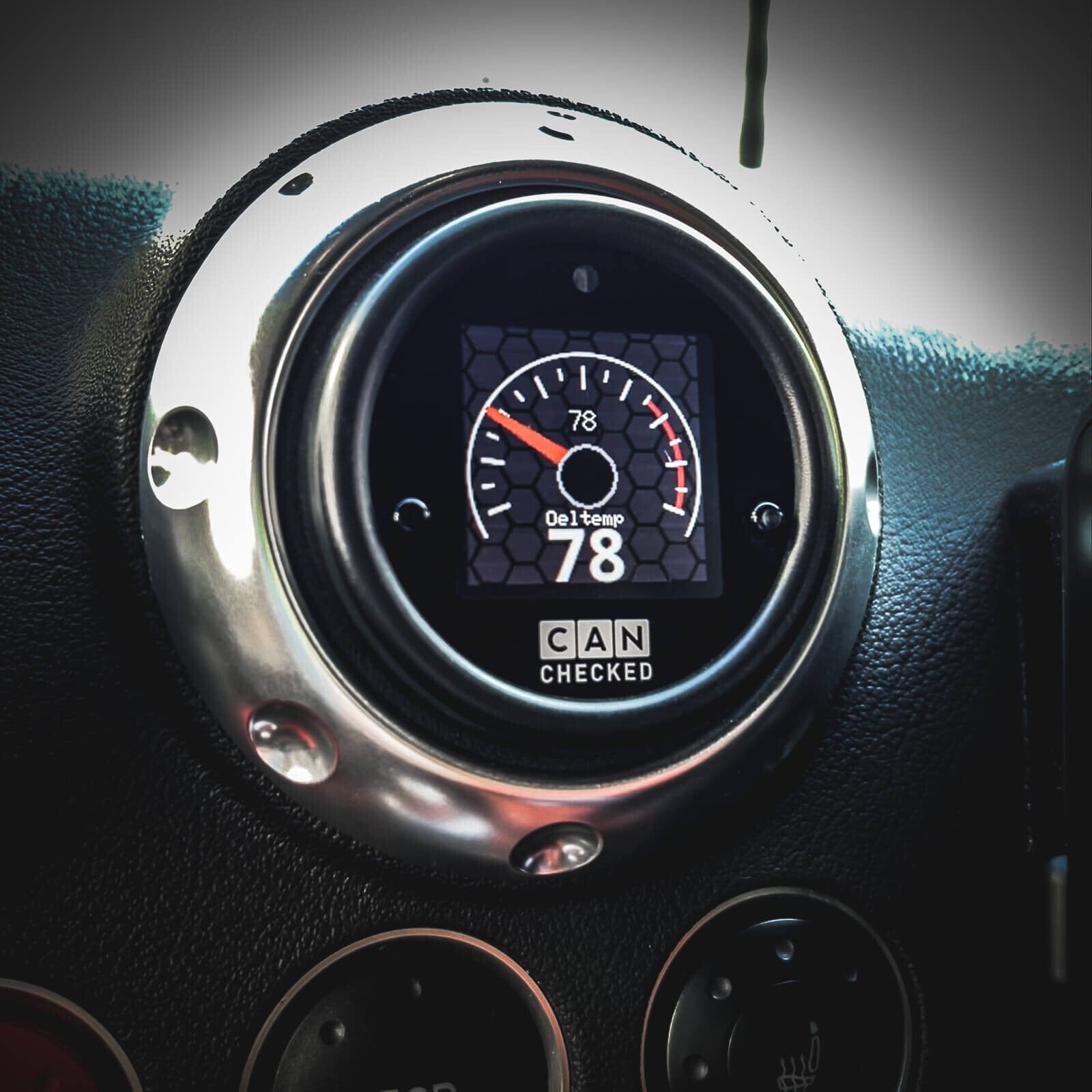 Canchecked MFD15 Gen 2 Can Bus Display With Adapter Ring Audi Tt 8N