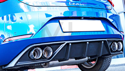 Rieger 00027056 SEAT Leon KL Rear Diffuser 2 | ML Performance UK Car Parts